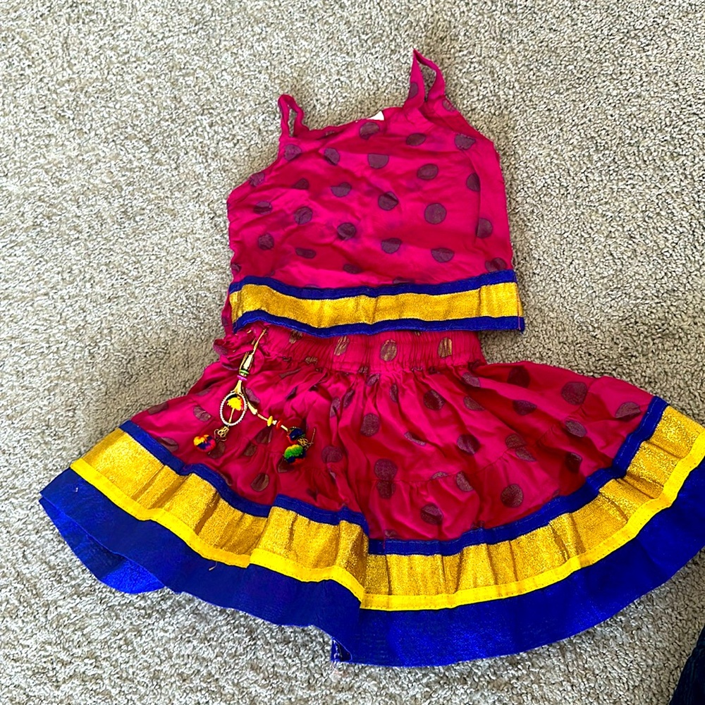 Lahanga choli for baby girl. Wear once only.